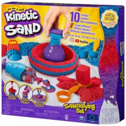 Kinetic Sand Zestaw z mega akcesoriami 6047232 Spin Master