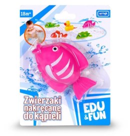 Zabawka do kąpieli różowa rybka blister EDU&FUN 124754