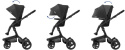 Mima Xari Sport 2G wózek spacerowy do 22 kg - Black/Charcoal