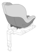 AEROFIX 2.0 + baza IQ 67-105 cm Avionaut fotelik samochodowy przodem i tyłem 0-17,5KG - AF.NL.01 Grey