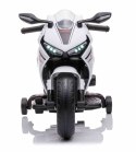 Jeździk na akumulator motor Honda CBR 1000RR biały, światła, dźwięki