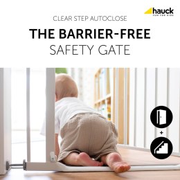 Hauck bramka zabezpieczająca Clear Step Autoclose - White