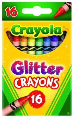 Kredki brokatowe 16 kolorów 3716 Crayola