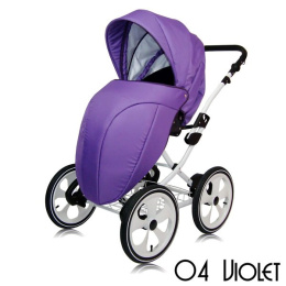 Wózek głęboko-spacerowy 2w1 MAJESTIC Elite Design Group 04 violet