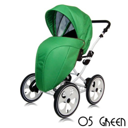 Wózek głęboko-spacerowy 2w1 MAJESTIC Elite Design Group 05 green