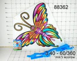 Latawiec Motyl Ptak Rybka 61x66cm 5 wzorów 88362 DROMADER mix cena za 1 szt