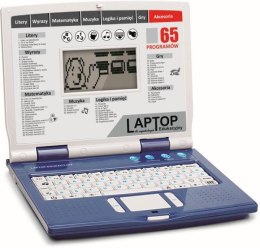 Laptop edukacyjny z zasilaczem biało-niebieski 461045