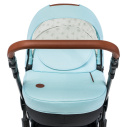 MAX 500 3w1 Dada Prams wózek dziecięcy z fotelikiem Kite 0-13kg Tiffany blue