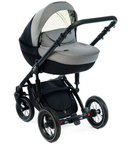 MAX 500 Jacquard 3w1 Dada Prams wózek dziecięcy z fotelikiem Kite 0-13kg Blackberry