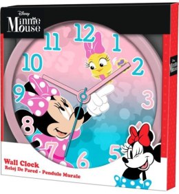 Zegar ścienny Wall clock 25cm Myszka Minnie Minnie Mouse MN3075 Kids Euroswan