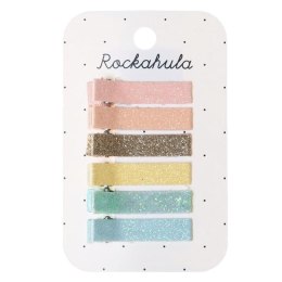 Rockahula Kids spinki do włosów dla dziewczynki 6 szt Glitter Rainbow