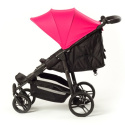EASY TWIN 2.0 Baby Monsters wózek bliźniaczy - wersja spacerowa pink