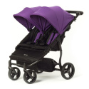 EASY TWIN 2.0 Baby Monsters wózek bliźniaczy - wersja spacerowa purple
