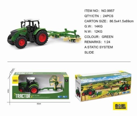 Traktor + maszyna rolnicza 9957