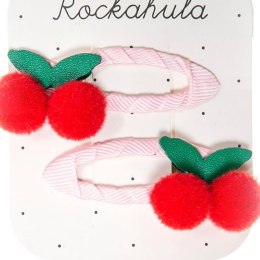 Rockahula Kids spinki do włosów dla dziewczynki 2 szt Sweet Cherry Pom Pom