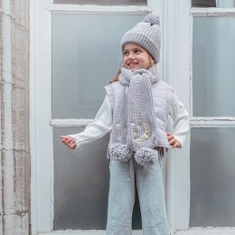 Rockahula Kids szalik zimowy dla dziewczynki Moonlight Grey
