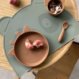 Nuuroo podkładka silikonowa na stół dla dzieci PANDA Dusty Green