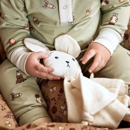 Nuuroo przytulanka do usypiania niemowlaka z zapachem mamy BIO bawełna Miś TEDDY Creme