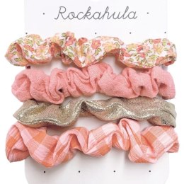 Rockahula Kids gumki scrunchie do włosów dla dziewczynki 4 szt. Caravan