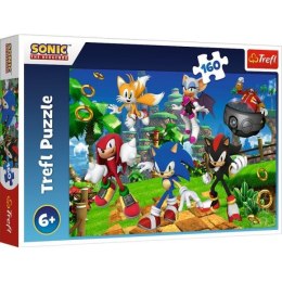 Puzzle 160el Sonic i przyjaciele / SEGA Sonic The Headgehog 15421 Trefl