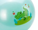 Skoczek dla dzieci PIŁKA gumowa 60 cm zielona do skakania z pompką