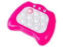 Zabawka Gra Elektroniczna Antystresowa Pop IT Sensoryczna, Wypychanka, Pad, Kontroler RÓŻOWY
