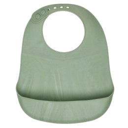 Nuuroo śliniak silikonowy z kieszonką dla niemowlaka TEX Light Green