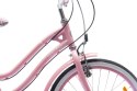 Rowerek dla dziewczynki 20 cali Heart bike 6-biegowa SHIMANO - różowy