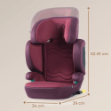 XPAND 2 i-Size Kinderkraft fotelik samochodowy 15-36 kg 100-150 cm - Cherry Pearl