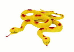 Sztuczny Gumowy Wąż Żółty z Czerwonymi Łatkami Strukturalny