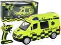 Zdalnie Sterowany Żółty Ambulans Ze Światłami