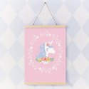 A Little Lovely Company - Plakat Lovely Unicorn 70 x 50 cm