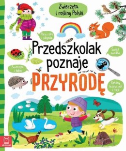 Książeczka Przedszkolak poznaje przyrodę. Zwierzęta i rośliny Polski 5+. Oprawa miękka