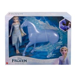 Disney Frozen Elsa + Nokk Lalka + konik HLW58 p2 MATTEL