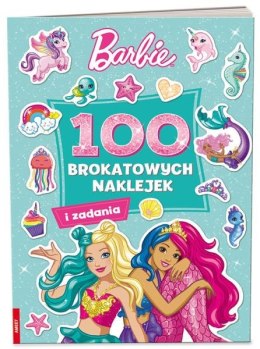 Książeczka Barbie Dreamtopia. 100 brokatowych naklejek NB-1401