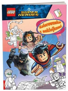 Książeczka LEGO DC Super Heroes. Kolorowanka z naklejkami NA-6452