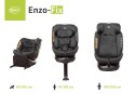 Fotelik Enzo-fix I-Size 40-150 cm graphite 4baby