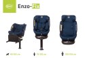Fotelik Enzo-fix I-Size 40-150 cm navy blue 4baby