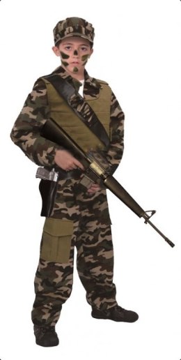 Strój Siły Specjalne żołnierz 5w1 przebranie kostium 128