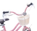 Rowerek dla dziewczynki 12 cali Heart bike - różowy