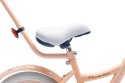 Rowerek dla dziewczynki 14 cali Flower bike - morelowy