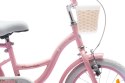 Rowerek dla dziewczynki 14 cali Flower bike - różowy