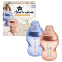 Tommee Tippee Butelka 0m+ Closer To Nature Girl 2x 260 ml 225504 Kindness