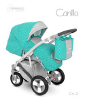 CANILLO CAMARELO 3W1 wózek wielofunkcyjny z fotelikiem KITE 0-13kg - Polski Produkt CN-2
