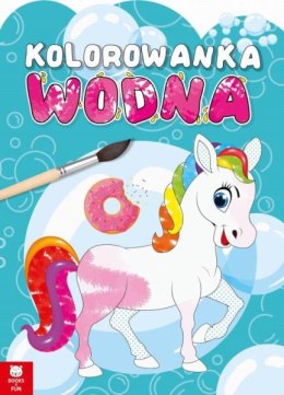 Książka Kolorowanka wodna Kucyki Books and fun