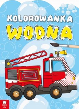 Książka Kolorowanka wodna Pojazdy Books and fun