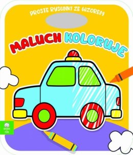 Książka Maluch koloruje Auto Books and fun