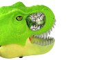 Maska Dinozaura Regulowana Opaska Światła Dźwięki Zielona