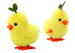 Kurczak Żółty Nakręcany Skacząca Kurka Z Listkiem