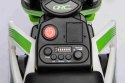 Motor PANTONE 361C na akumulator dla dzieci Zielony + Panel audio + Wolny Start + Koła EVA